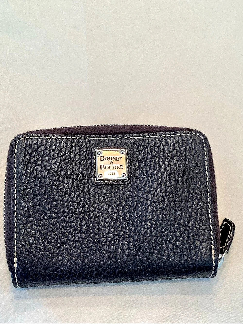 Dooney & Bourke dark brown Zip-Around Wallet